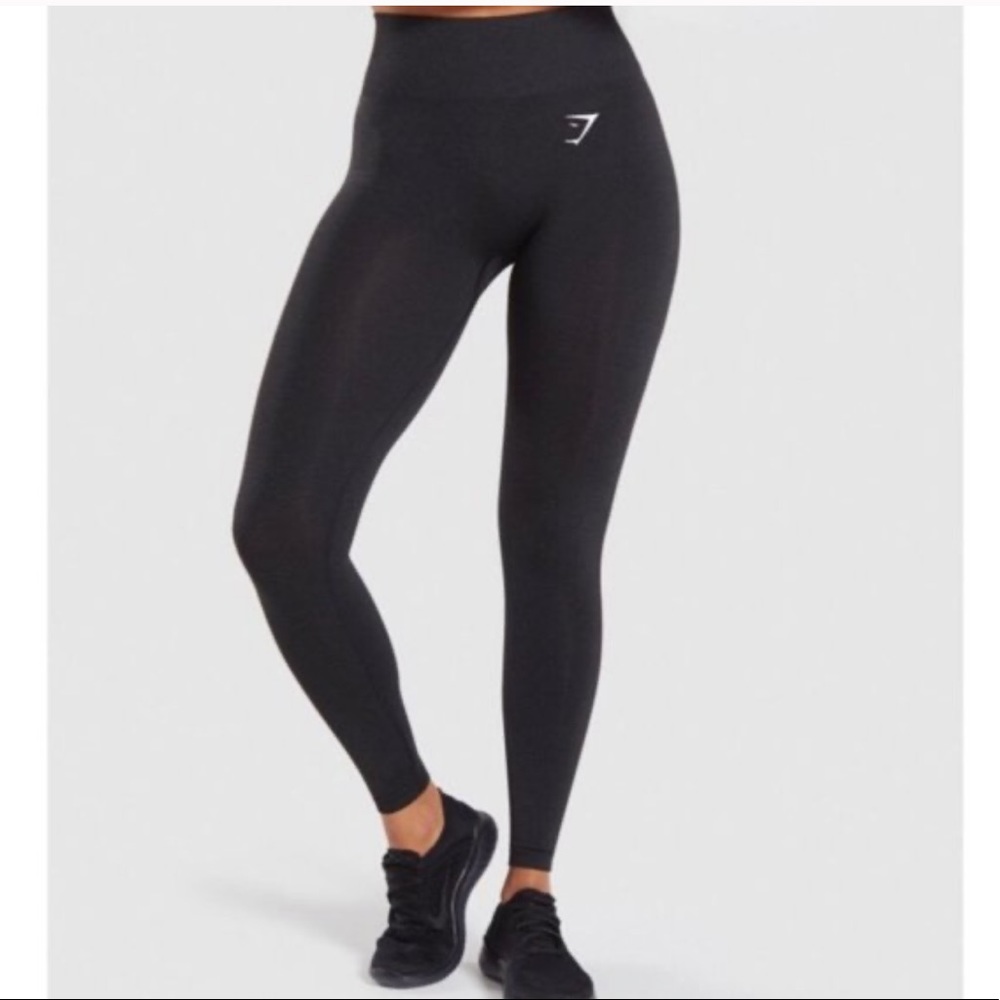 Gymshark Black High Rise Vital Seamless Leggings M